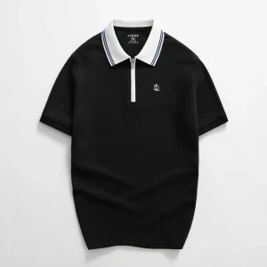 Áo Polo Ngắn Tay Nam LADOS-9223-đen_5