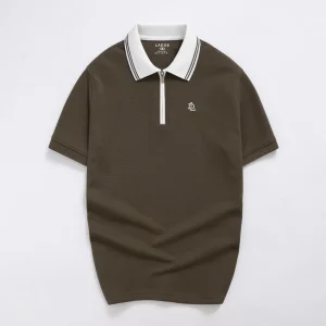 Áo Polo Ngắn Tay Nam LADOS-9223-nâu_4