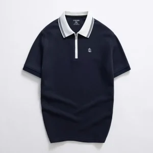 Áo Polo Ngắn Tay Nam LADOS-9223-xanh đen