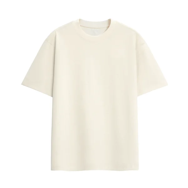 Áo Thun Tee cổ tròn Unisex Lados-9144-kem