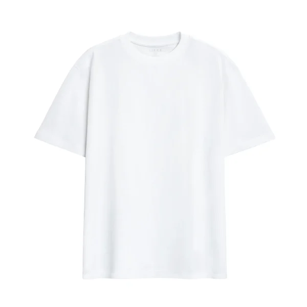 Áo Thun Tee cổ tròn Unisex Lados-9144-trắng