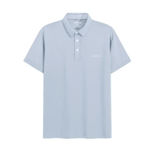 Áo thun polo nam thể thao LADOS - 9080- xám xanh