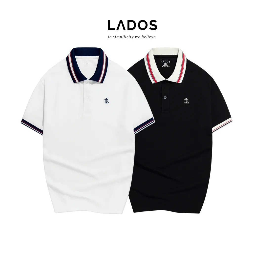 Áo thun polo ngắn tay thun cá sấu nam LADOS-9190 màu đơn giản