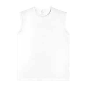 Áo thun tank top nam trơn LADOS-9085-trắng
