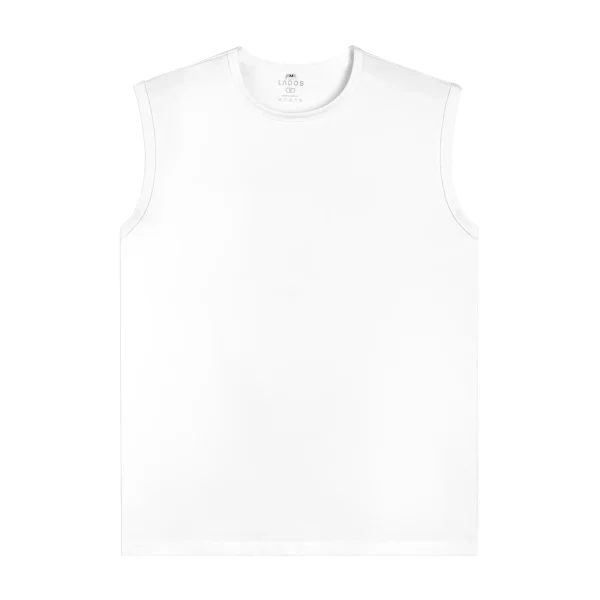 Áo thun tank top nam trơn LADOS-9085-trắng