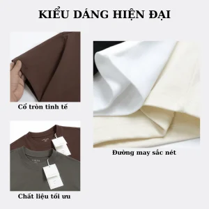 Kiểu dáng Áo Thun Tee cổ tròn Unisex Lados-9144