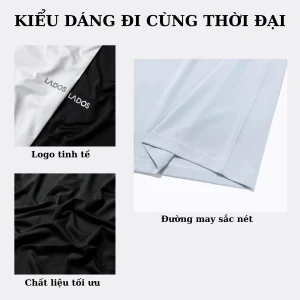 Kiểu dáng Áo thun thể thao nam cổ tròn LADOS - 9073