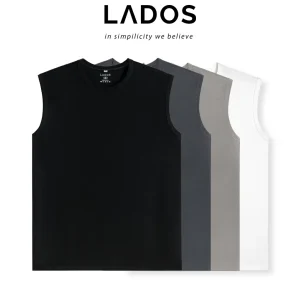 Mẫu áo thun tank top nam trơn LADOS-9085