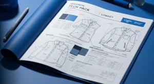 tech pack bản vẻ giấy