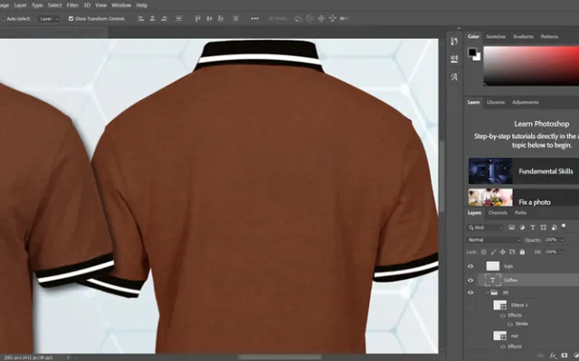 thiết kế áo thun dù bạn không biết dùng Photoshop có thể đem mẫu đến xưởng