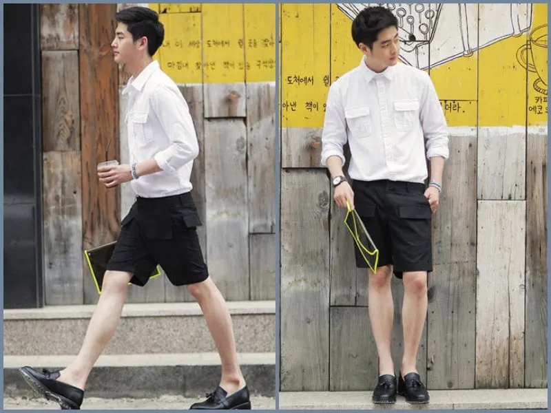 xưởng may quần short nhiều loại