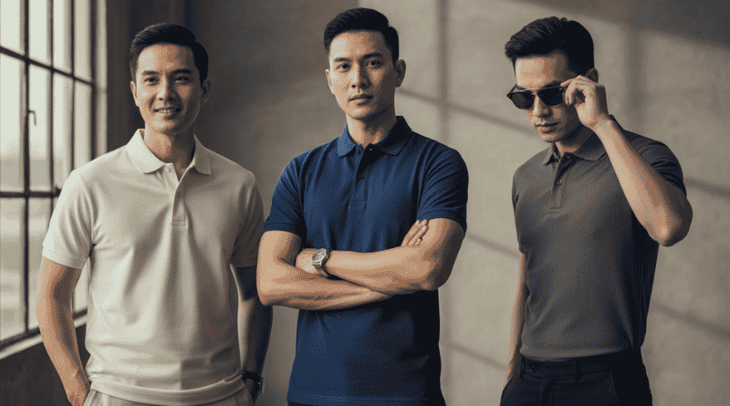 3 Kiểu Dáng Áo Polo Nam Phổ Biến