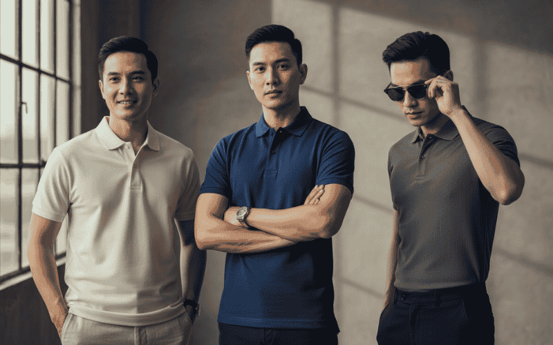 3 Kiểu Dáng Áo Polo Nam Phổ Biến