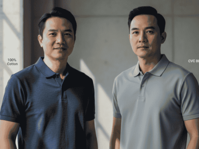 so sánh vải Cotton và vải CVC