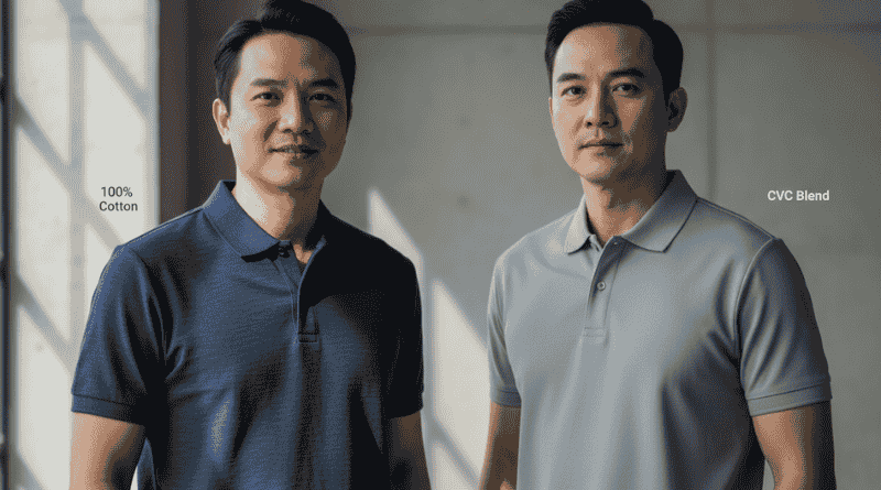 so sánh vải Cotton và vải CVC