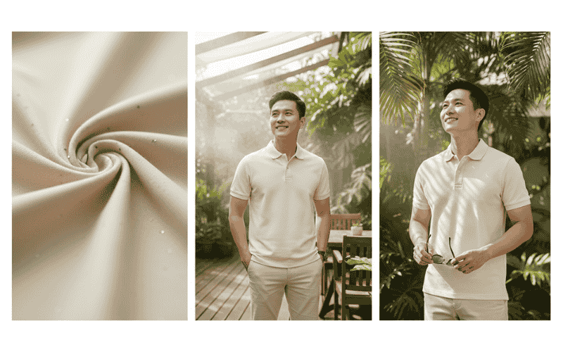 Vải Bamboo Xu Hướng Vải Xanh Cho Áo Polo Nam