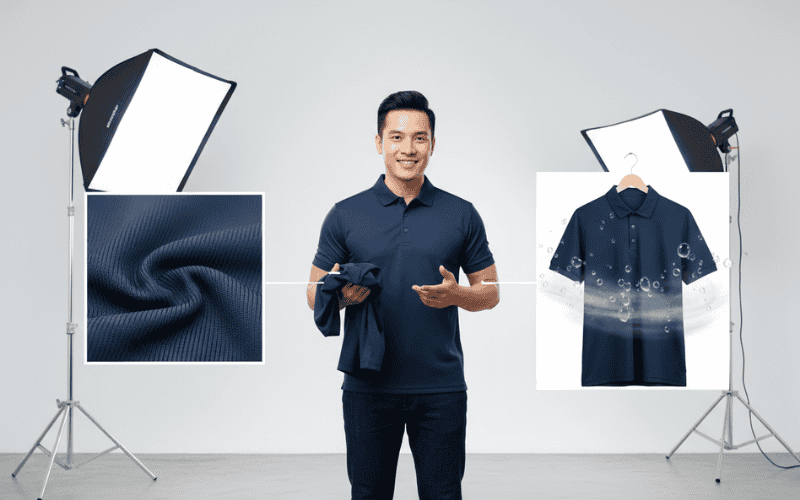 Vải Polyester Là Gì Có Nên Dùng Polyester May Áo Polo Nam